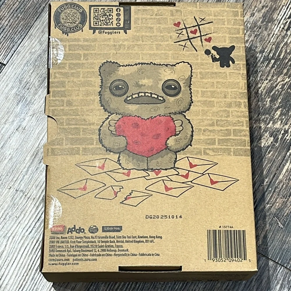 NIB ZURU‎ Fuggler Love Fugg Series 2 Red Annoyed Alien Funny Ugly Monster Plush